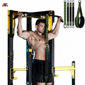 CZFIT LH2301 Bandas de Resistencia para Pilates con Doble Bucle, Bandas de Asistencia para Tracción, Bandas de Resistencia para Barra, Resistentes, Ajustables, Ligeras, de Tela - Product Image 1