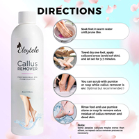 Soins des pieds professionnels huile d'arbre à thé Peeling fichier exfoliant dissolvant de callosités talon fissuré dissolvant de callosités Gel exfoliant pour les pieds