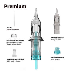 Haute qualité <span class=keywords><strong>pas</strong></span> <span class=keywords><strong>cher</strong></span> prix 20 pièces/boîte universelle stérilisée sécurité Microblading cartouche <span class=keywords><strong>aiguille</strong></span> de <span class=keywords><strong>tatouage</strong></span> avec Membrane en Silicone - Product Image 4