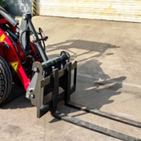 Wiseman Hoftrac Traktor lader Frontal Compact Mini Front Gelenk lader 0,8 Tonnen 1 Tonne 2 Tonnen 1,5 Tonnen Mini-Radlader