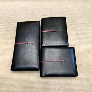 Low MOQ Custom Logo Business Cowhide <strong>Leather</strong> Luxury Purse ID Card Genuine <strong>Leather</strong> <strong>Wallet</strong> <strong>for</strong> <strong>Men</strong> - Product Image 3