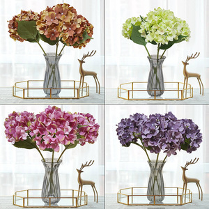 Flor de Hortensia Artificial de Tallo Único, Flor de Seda de 10cm-30cm, Decoración para Bodas y Hogar - Product Image 3