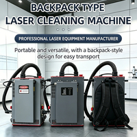 Machine de nettoyage laser portable mini 100W 200W 300W pour sac à dos – Élimination de la rouille, de la peinture, de l'huile et de la poussière