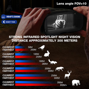 견고한 방수 디지털 야간 투시경 고글 어둠 사냥을위한 야외 모험을위한 4K 녹음 쌍안경 - Product Image 5