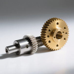 Customized CNC Machining High Quality CNC Brass Steel <b>Worm</b> <b>Gear</b> Pinion <b>Gear</b> - Product Image 2
