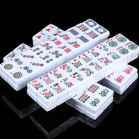 Mahjong américain, nouveau jeu de mahjong de style occidental, couleur unie, fait main, transfrontalier, 30 mm, mélamine, 166 tuiles, boîte en carton Jiangsu