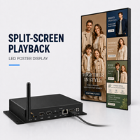 Reproductor Multimedia Asi 1080P 4K con Carcasa Metálica para Publicidad, Android TV con Software CMS Gratuito