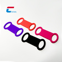 Kunden spezifisches Design Silikon Namens halsband Hunde katze Tag Einzigartiger Qr-Code Haustier ID Tracking Tag für Haustiere