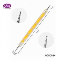 Nail art double tête couleur bar point dril stylo ensemble nai art outil