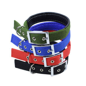 Verstellbares Nylon-Hunde halsband mit Metalls chnalle Robuste Hunde halsbänder für kleine mittelgroße Hunde - Product Image 1