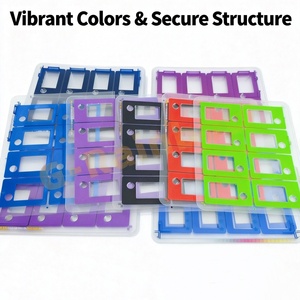 Confezioni Blister Anti-Manomissione da 1/2 oz, Porta Monete Colorati Argentati, Custodie per Monete con Stampa 'Happy Birthday' (Solo Custodia Vuota) - Product Image 3