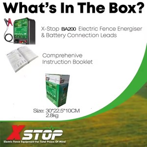 <span class=keywords><strong>Batterie</strong></span> 12V et alimentation secteur 2J énergie stockée 35km électrificateur de clôture électrique à choc fort <span class=keywords><strong>pour</strong></span> animaux - Product Image 4
