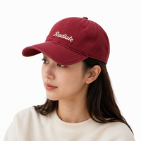 Casquette de papa brodée avec logo personnalisé, fabrication directe en usine, coton, couronne souple, large bord, pour hommes et femmes