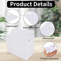 500 Stück PVC Blanko-Kreditkarten CR80 30Mil Größe ID-Ausweise NFC-Schnittstelle Wasserdicht 13,56MHz 1 Chip Jieshida Marke Business