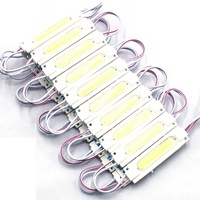 Module LED COB étanche à 6 puces haute luminosité 2W IP65 blanc chaud bleu vert jaune lentille émettrice pour publicités 12V DC