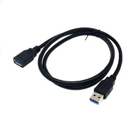Cable de Extensión USB 3.0 Tipo-C Macho a Hembra, Blindaje Trenzado, Revestimiento de PVC, Conductor de Cobre Estañado, Transferencia de Datos y Sincronización, 1M-5M