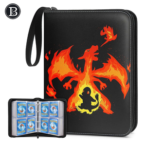 OEM Customize Card Binder With Zipper Binder Card Holder for Collectors,Trading Card Binder Album Folder