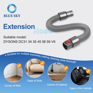 Accesorio de <span class=keywords><strong>manguera</strong></span> de extensión <span class=keywords><strong>flexible</strong></span>, <span class=keywords><strong>manguera</strong></span> de extensión telescópica extendida para aspiradora Dysons V6 DC58 SV03 - Product Image 5