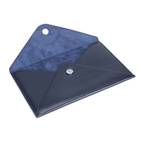 Cadeau de haute qualité grand Logo en cuir japonais maquillage maquillage cosmétique enveloppe sac sacs de rangement pour Ipad femmes
