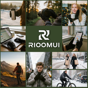 Su Geçirmez Polyester Bisiklet Eldivenleri Kışlık Dokunmatik Ekran Kaymaz Ergonomik El Tutuşları Hafif Nefes Alabilen Bisiklet Eldivenleri Toplu - Product Image 5