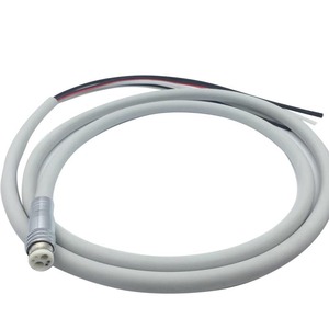 Tube de pièce à main dentaire 6 trous en fibre optique silicone blanc cassé pour accessoires de fauteuil dentaire - Product Image 2