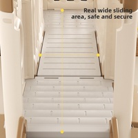 Échelle d'escalade multifonctionnelle pour enfants avec toboggan, parc d'aventure, conception durable, jouet éducatif pour l'intérieur