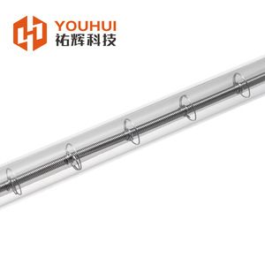 ฮีตเตอร์ฮาโลเจนแบบท่อเดี่ยว Youhui 400V 2500W เคลือบสีขาว แบบตรง สำหรับอุปกรณ์เป่าขวด - Product Image 3