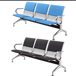 เก้าอี้พักคอยเหล็กหรือสแตนเลส / เก้าอี้พักคอยสนามบิน / เก้าอี้ห้องรอแบบโบราณ - Product Image 5