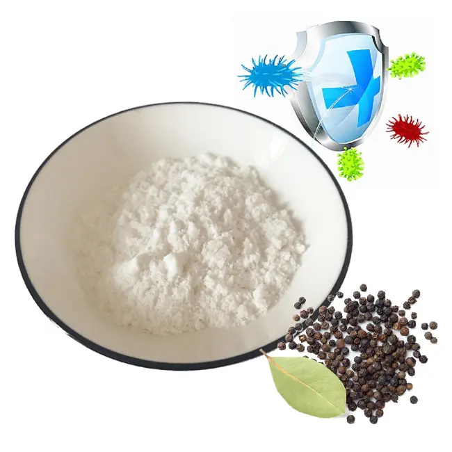 พริกไทยดำสารสกัดจากโรงงานอุปทานโดยตรง Tetrahydropiperine Piperine สารสกัดจาก98% Tetrahydropiperine