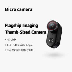 กล้องมินิบันทึกวิดีโอ 4K พร้อมหน้าจอ WiFi ที่ปลอดภัย สำหรับการถ่ายวิดีโอบล็อก การเดินทาง และกีฬา - Product Image 1