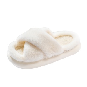 Punta aperta da <span class=keywords><strong>donna</strong></span> inverno per pantofole autunno/inverno per interni esterni antiscivolo per la casa per pantofole con cotone spesso maternità - Product Image 5
