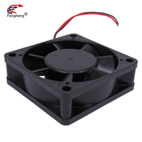Ventilateur de refroidissement DC sans balais 5V 12V 24V 60X60X20mm 60mm 2 pouces 4700RPM 6020 pour ordinateur UPC