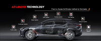 Détecteur de fuite de fumée automobile ANCEL S300 12V, outil de diagnostic EVAP et de vide avec manomètre de pression de pompe à air intégré pour toutes les voitures