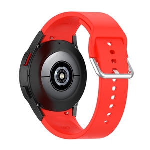Bracelet en Silicone IVANHOE pour <span class=keywords><strong>Samsung</strong></span> <span class=keywords><strong>Galaxy</strong></span> <span class=keywords><strong>Watch</strong></span> <span class=keywords><strong>4</strong></span> classic <span class=keywords><strong>46mm</strong></span> 42mm bracelet de montre <span class=keywords><strong>4</strong></span> 44mm 40mm bracelet de rechange boucle argentée - Product Image 6