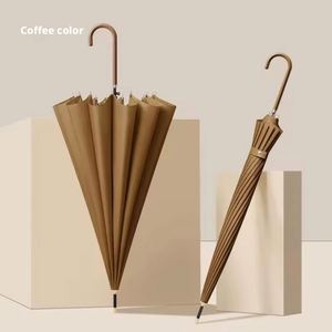 Paraguas Semiautomático de 16 Varillas Estilo Japonés 190T Todo en Uno, Pequeño, Resistente al Viento, con Logotipo Personalizado, Publicidad, Venta al por Mayor - Product Image 1