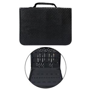 Custodia resistente in pelle PU per 24 forbici per capelli cesoie e pettini custodie per attrezzi - Product Image 2