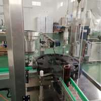 Ligne de remplissage automatique de bouteilles de détergent pour shampooing, désinfectant pour les mains, savon à vaisselle de 200 ml, 500 ml, 1000 ml, machine de bouchage et d'étiquetage