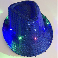 Chengfei Custom Hip-hop Club Party Festival cappelli con luci a Led rosa luce cappello da Cowboy