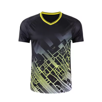 Jersey olahraga unik, kaus Badminton tim Pro tenis sublimasi, Jersey latihan cepat kering bernapas