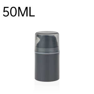 Có Thể Tái Chế Matte Màu Đen Xi Lanh Không Có Không Khí Rỗng Mỹ Phẩm <span class=keywords><strong>Container</strong></span> 50Ml 100Ml Chăm sóc Da Kem Dưỡng Da Cho Nam Giới Nhựa Không Có Không Khí Bơm Chai - Product Image 3