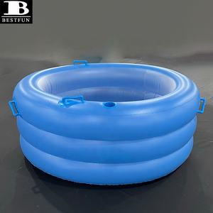 Piscina de parto inflable azul de PVC K80 engrosada con asas <span class=keywords><strong>para</strong></span> mujeres <span class=keywords><strong>embarazadas</strong></span>, bañera de parto de agua portátil duradera - Product Image 4