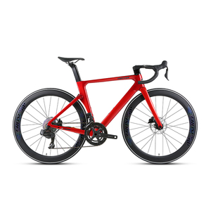 Bicicleta de Carretera de Fibra de Carbono con Cambios Electrónicos Inalámbricos, 26 Velocidades, para Hombre y Mujer, R12-Disc EDS, Precio de Fábrica - Product Image 1