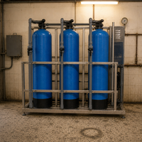 Réservoir de filtration en sable de manganèse en PRV (polymère renforcé de fibres) pour l'élimination du fer et du manganèse dans les stations de traitement des eaux