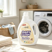 Deterjen Cair Bayi Ramah Lingkungan Sekali Pakai 2L Berbahan Dasar Tumbuhan Alami Hipoalergenik Lembut untuk Bayi Baru Lahir