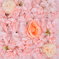 Mur de fleurs artificielles LINDOJUNI, panneau de roses pour décoration de mariage et de fête