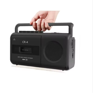 Registratore a Cassette Portatile Vintage con Radio, Convertitore <span class=keywords><strong>MP3</strong></span>, Multibanda FM/AM/SW, Supporto USB/Scheda SD, Altoparlante Wireless - Product Image 1