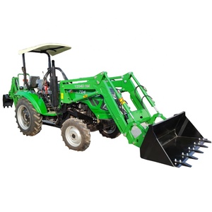 Fournisseur de tracteurs <span class=keywords><strong>50</strong></span> HP 60 HP 70 HP 4x4 504 604 704 4wd Mini tracteur compact avec chargeur et pelleteuse - Product Image 2