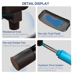 DB Home Fitness Twister avec sangle de résistance pas à pas d'escalier intérieur en métal ABS pour la perte de poids à usage domestique - Product Image 2