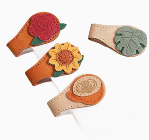 Marcadores de tela reutilizables con diseño de girasol, 10 cm, bonitos dibujos animados, troquelados e impresos - Product Image 2