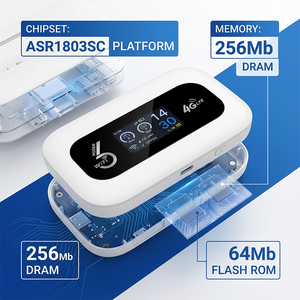 Router Portátil VoIP 4G LTE con Tarjeta SIM, Hotspot Móvil de 150 Mbps para <span class=keywords><strong>Viajes</strong></span> en Auto, Campamento, Mini WiFi6 de Bolsillo con Batería de 3000 mAh - Product Image 5